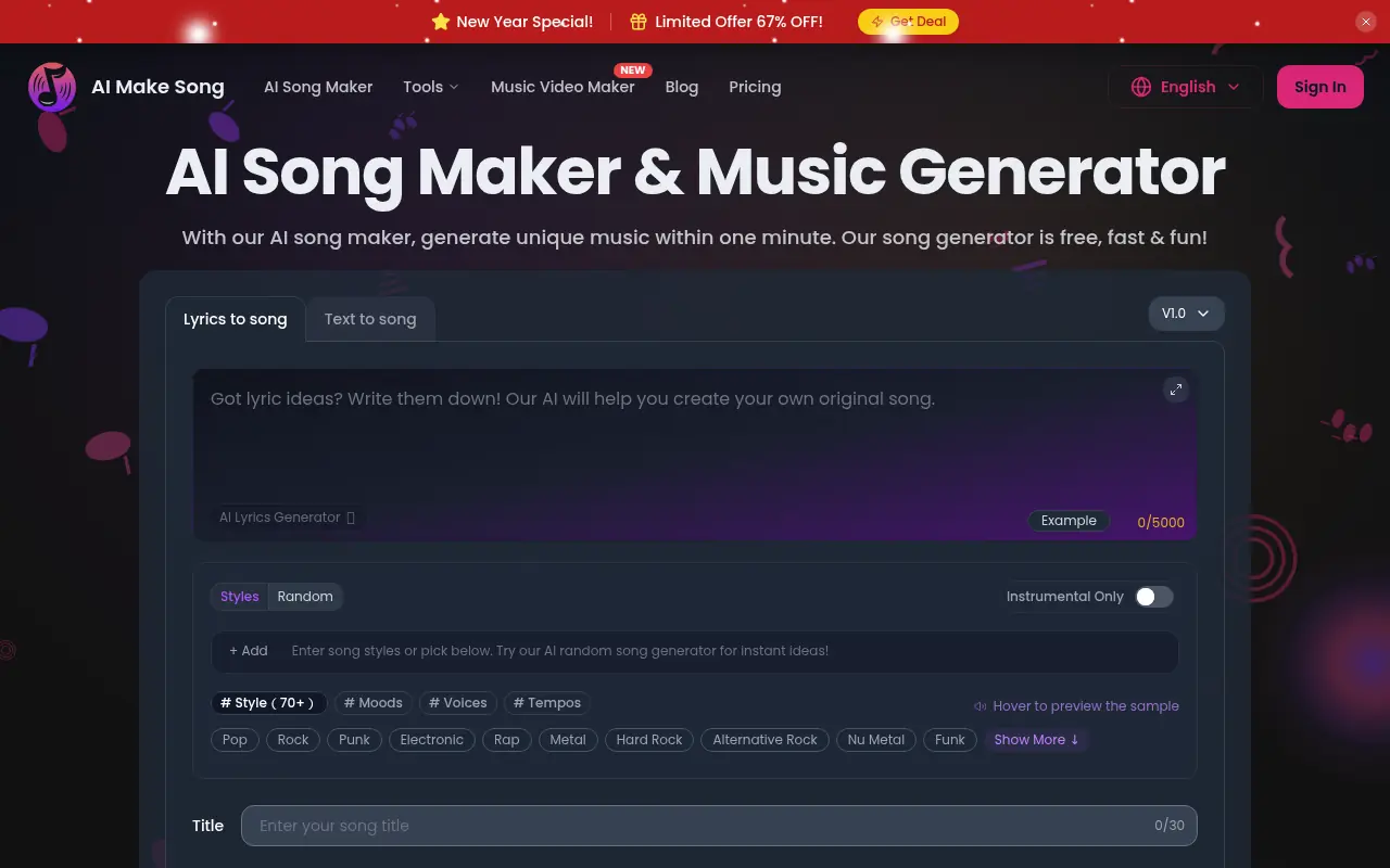 AI Make Song screenshot