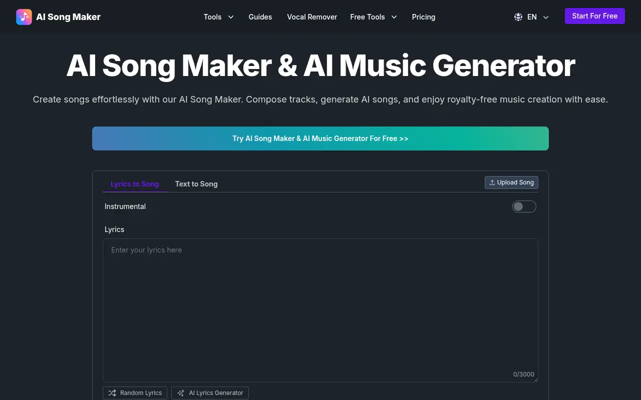 AI Song Maker screenshot