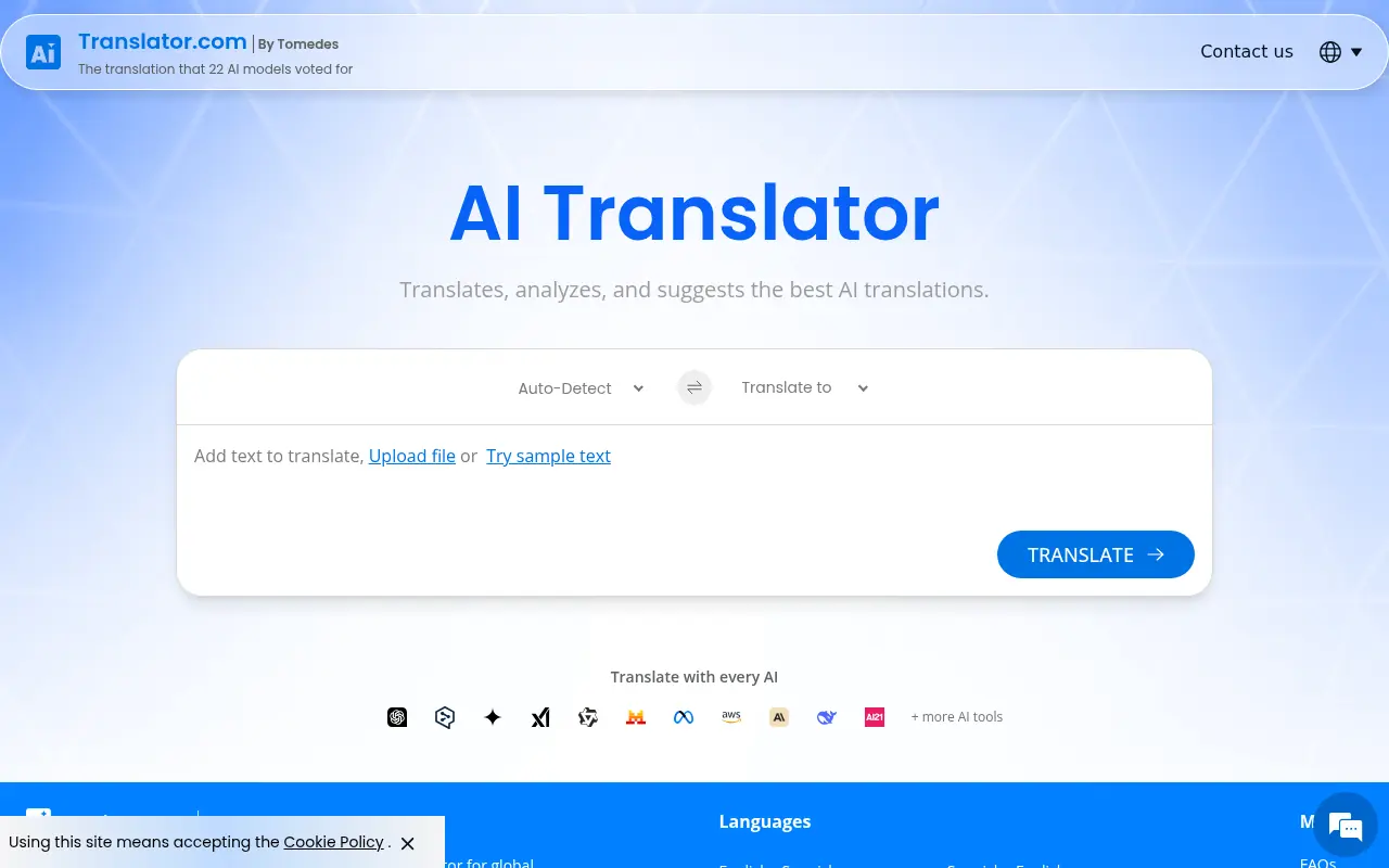 AITranslator.com screenshot