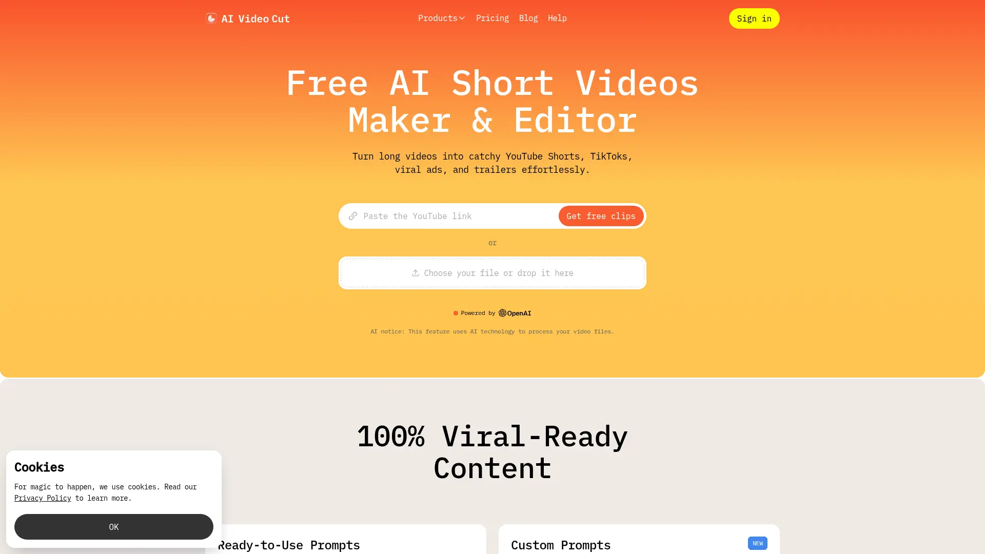 AI Video Cut screenshot