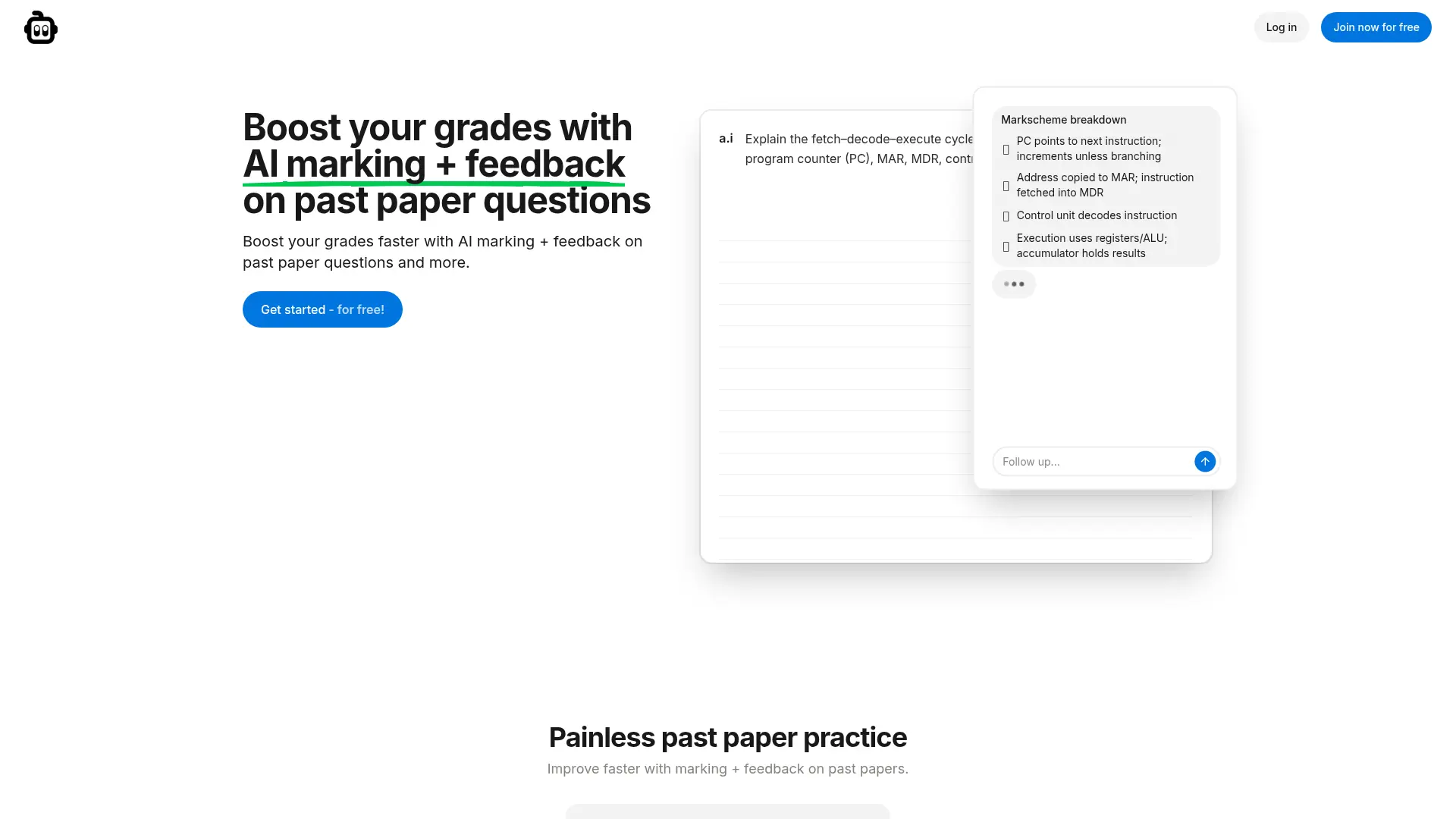 Alevels.ai screenshot