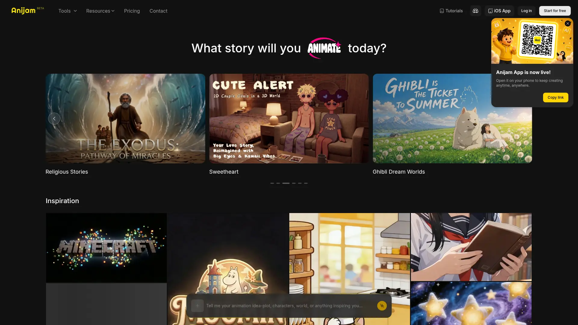 Anijam screenshot