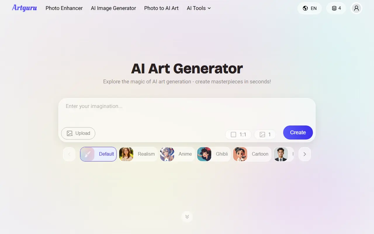 Artguru screenshot