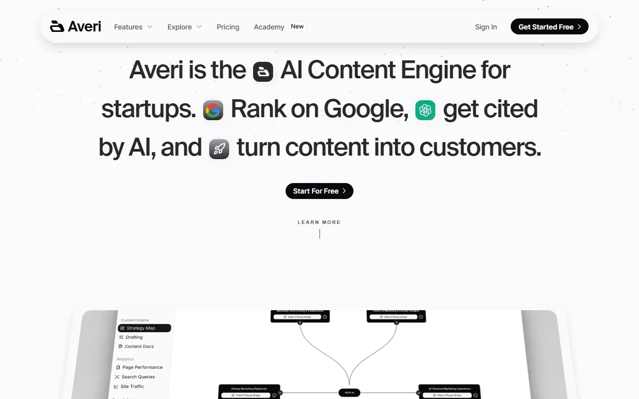 Averi screenshot