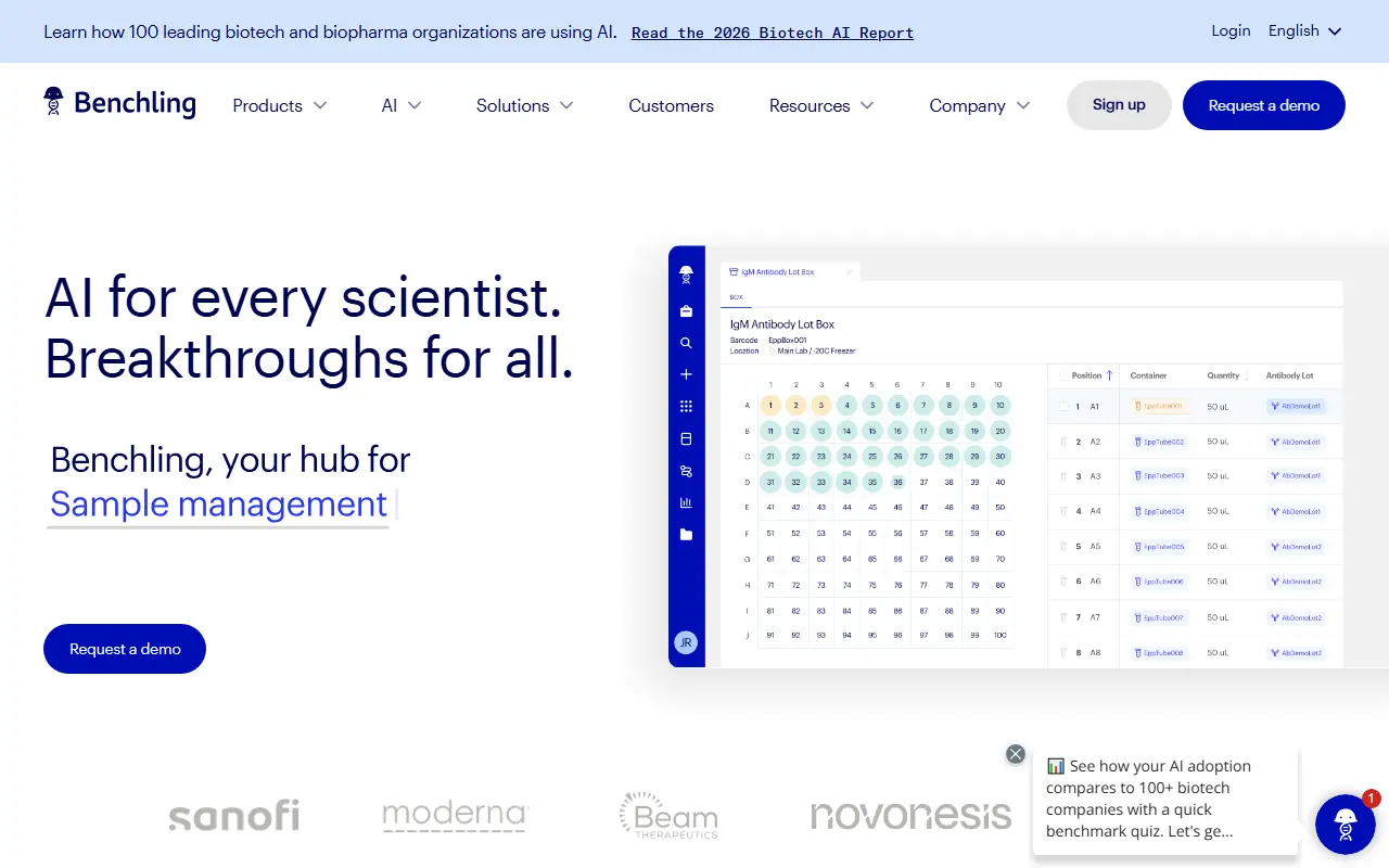 Benchling screenshot