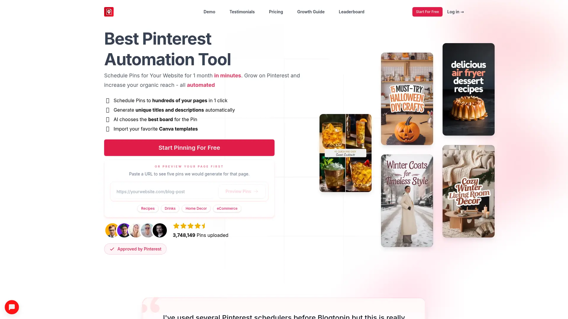 BlogToPin screenshot