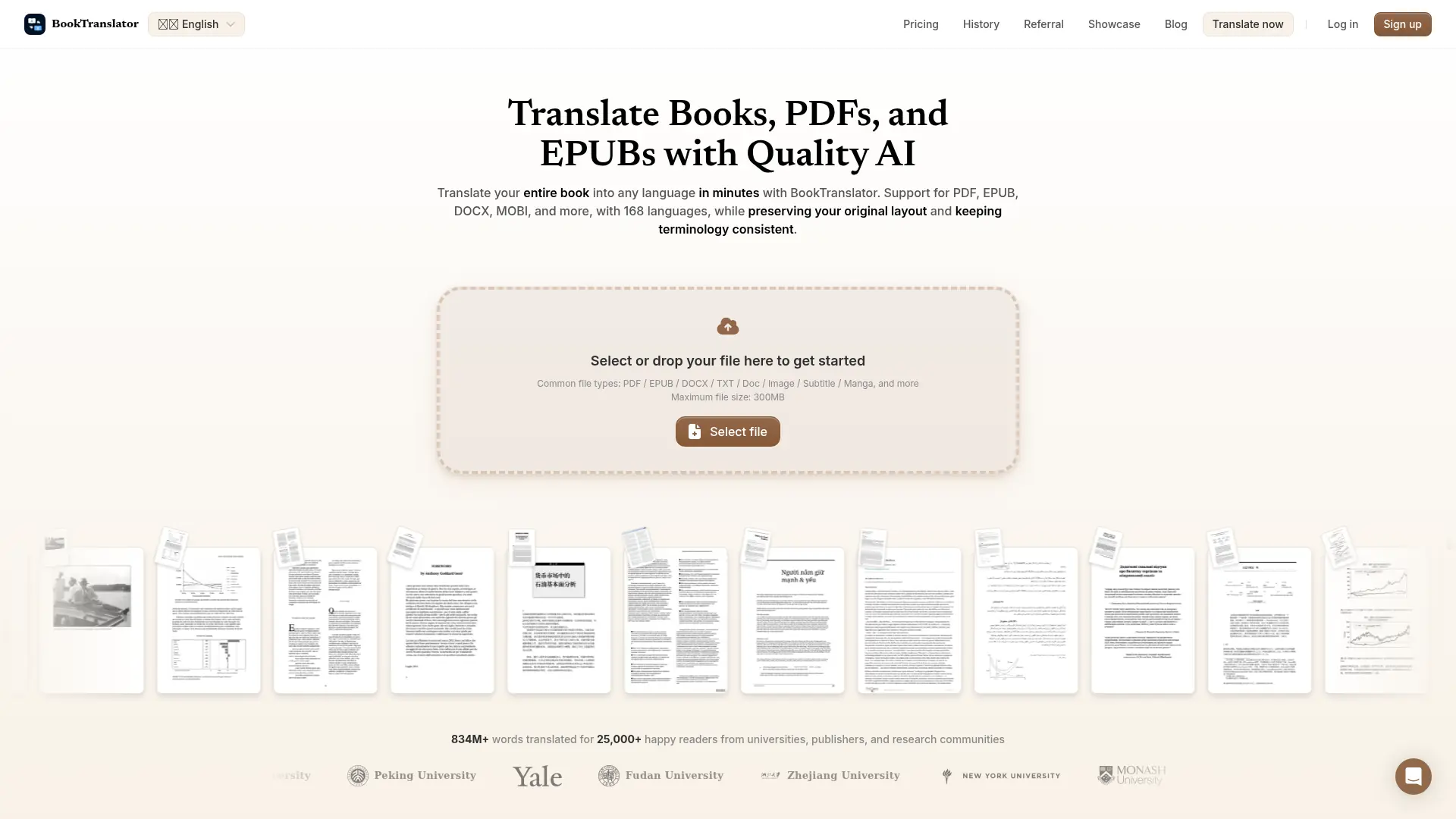 BookTranslator screenshot