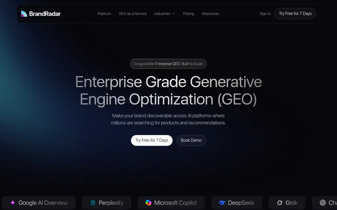 BrandRadar screenshot