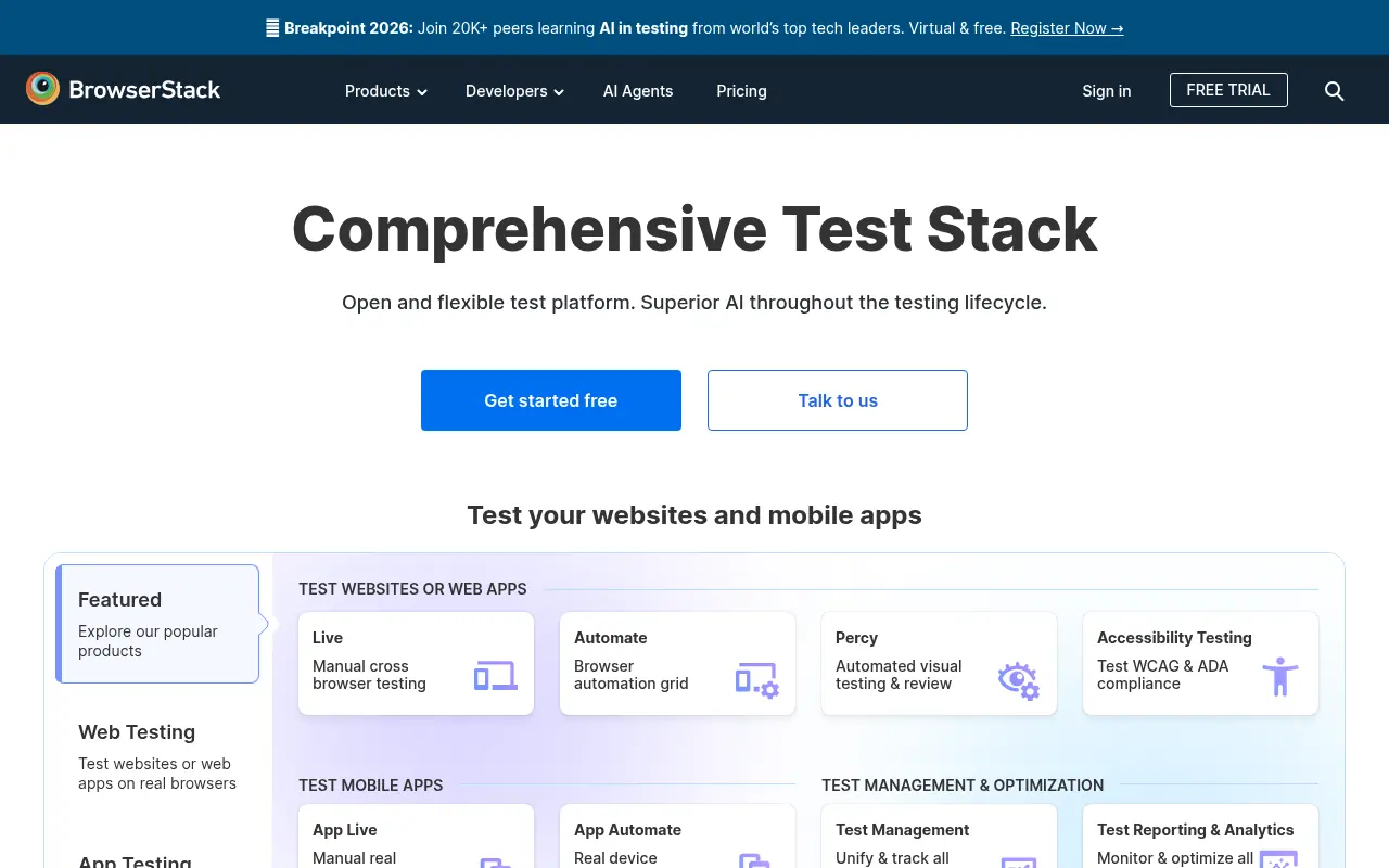 BrowserStack screenshot
