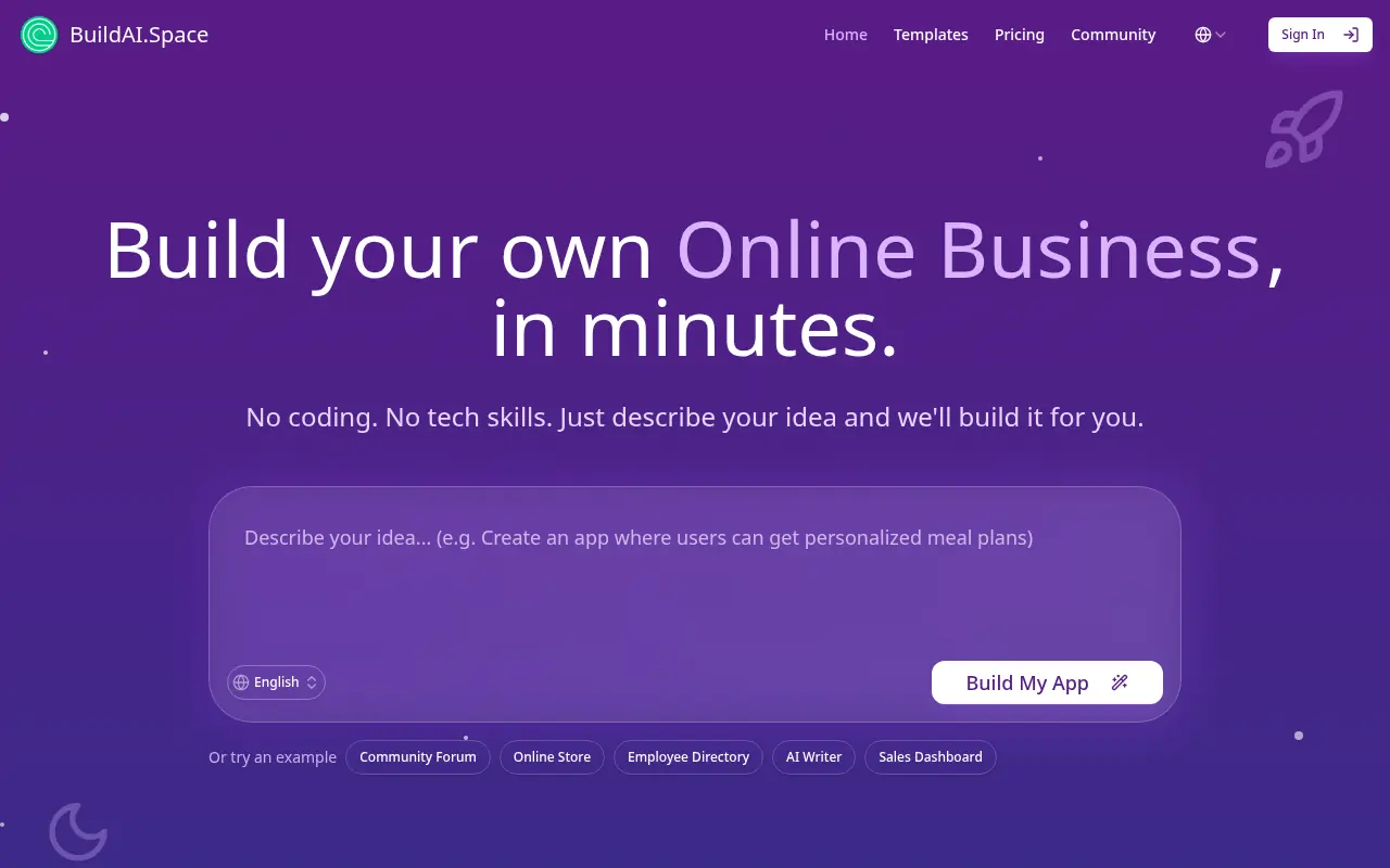 BuildAI.Space screenshot