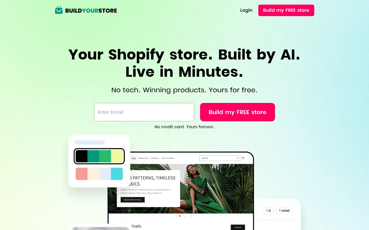 Build Your Store screenshot