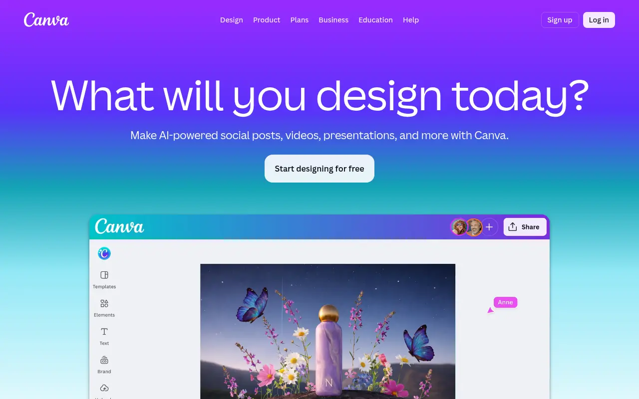 Canva screenshot