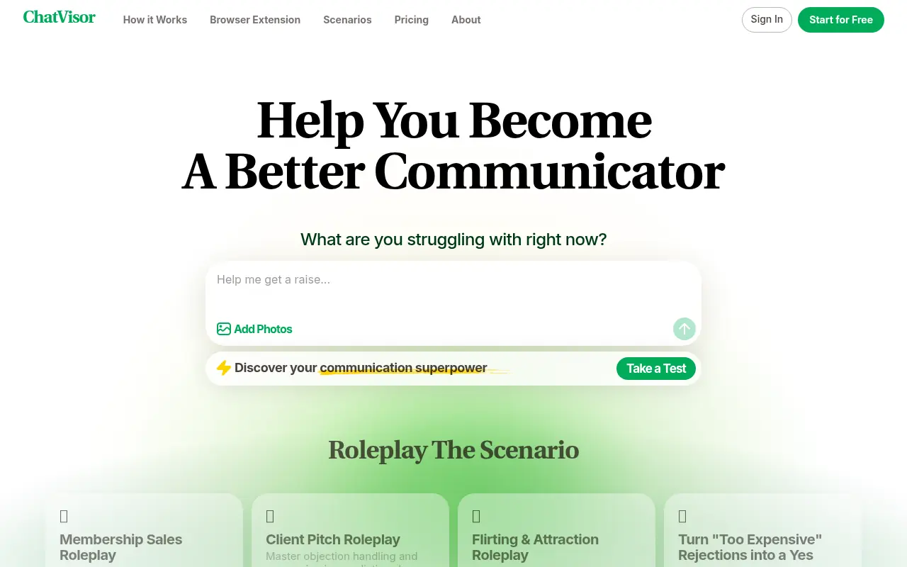 ChatVisor screenshot