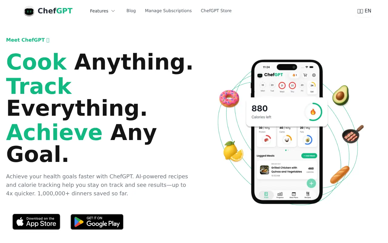 ChefGPT screenshot