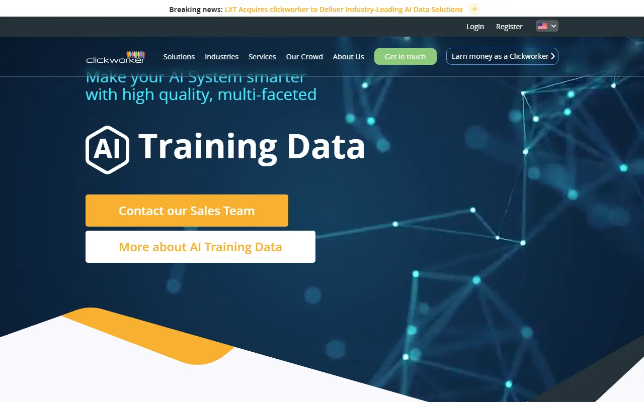 Clickworker screenshot