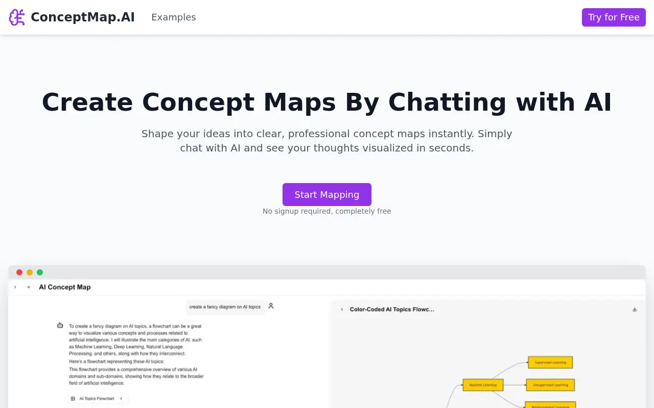 ConceptMap.ai screenshot