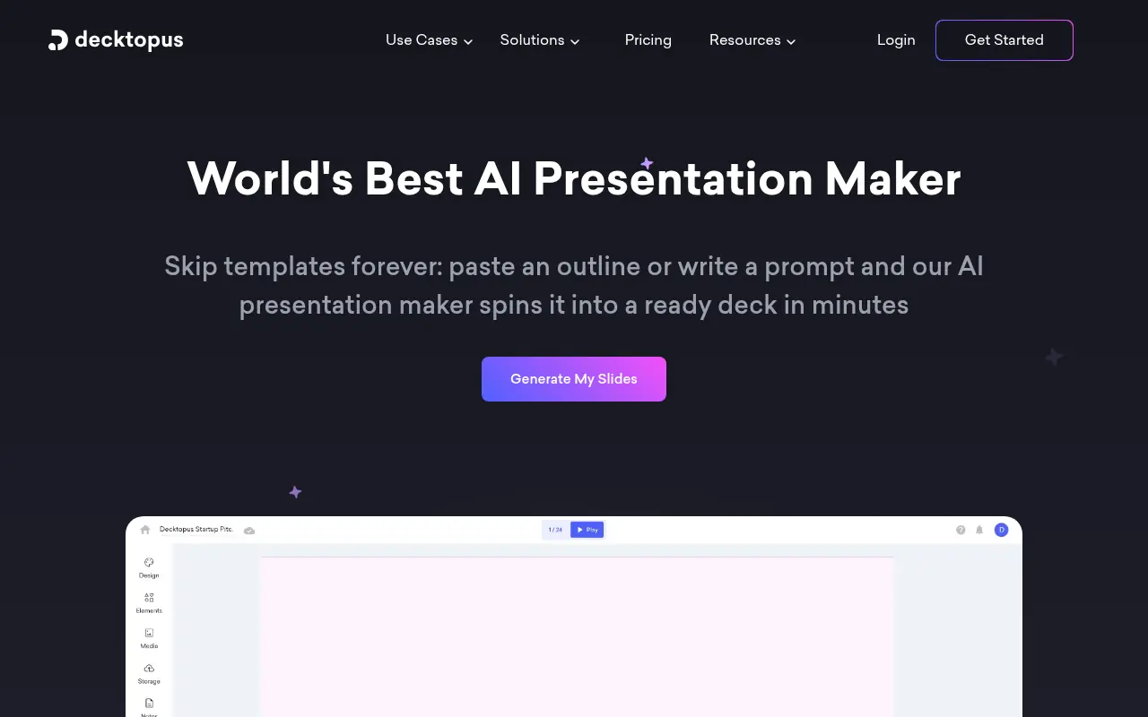 Decktopus screenshot