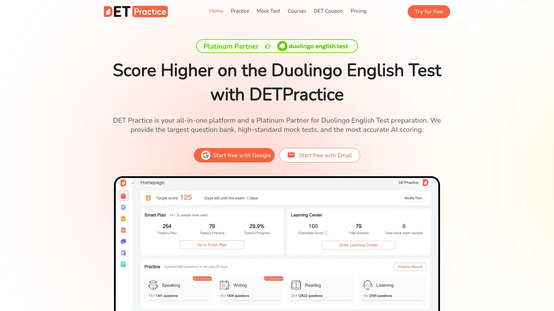 DETPractice screenshot
