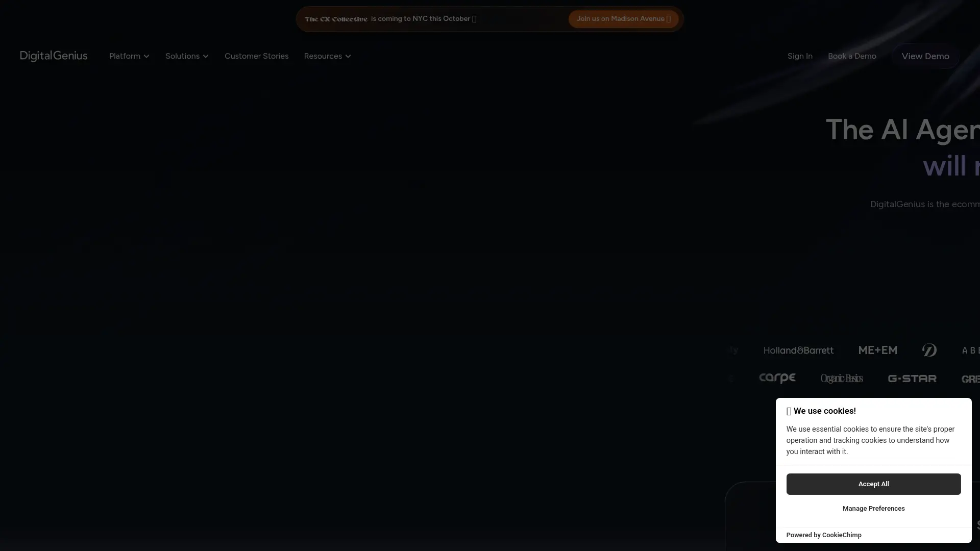 DigitalGenius screenshot