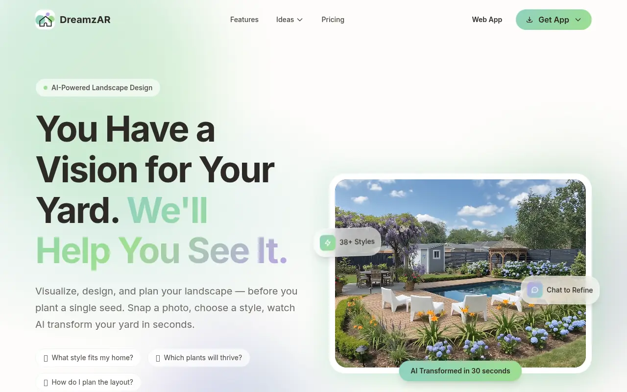 DreamzAR screenshot