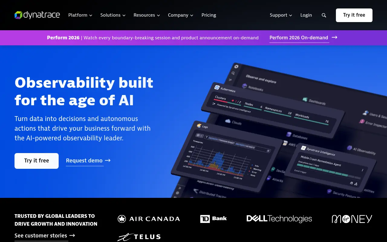 Dynatrace screenshot