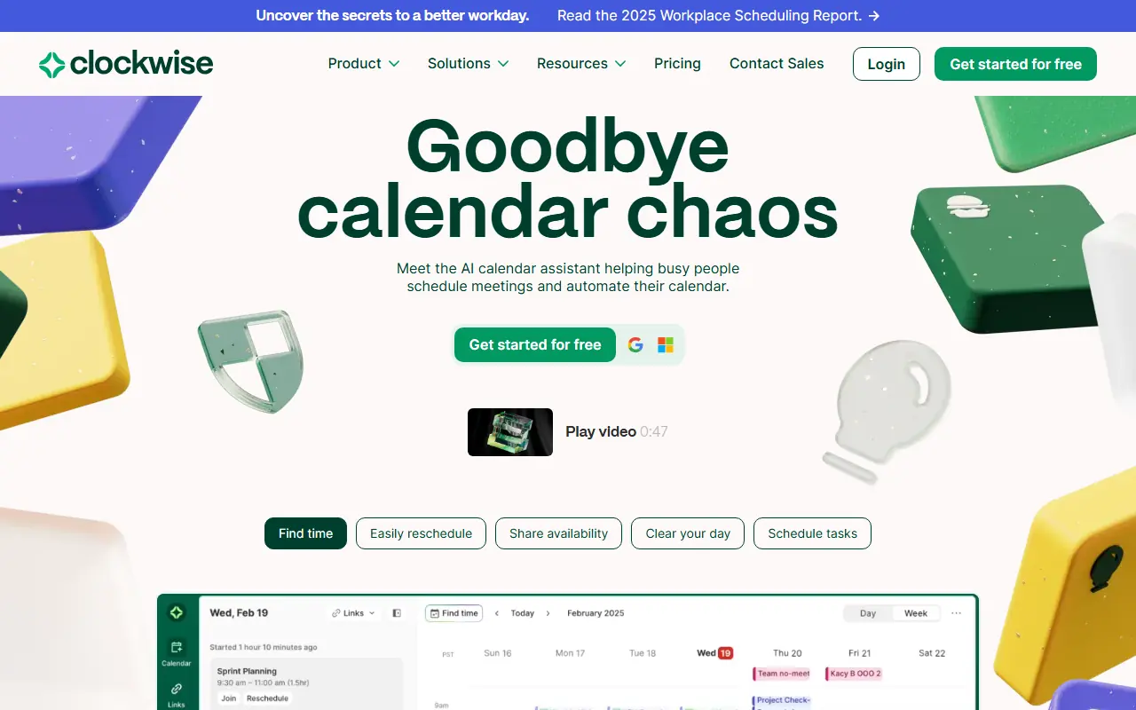 Clockwise screenshot