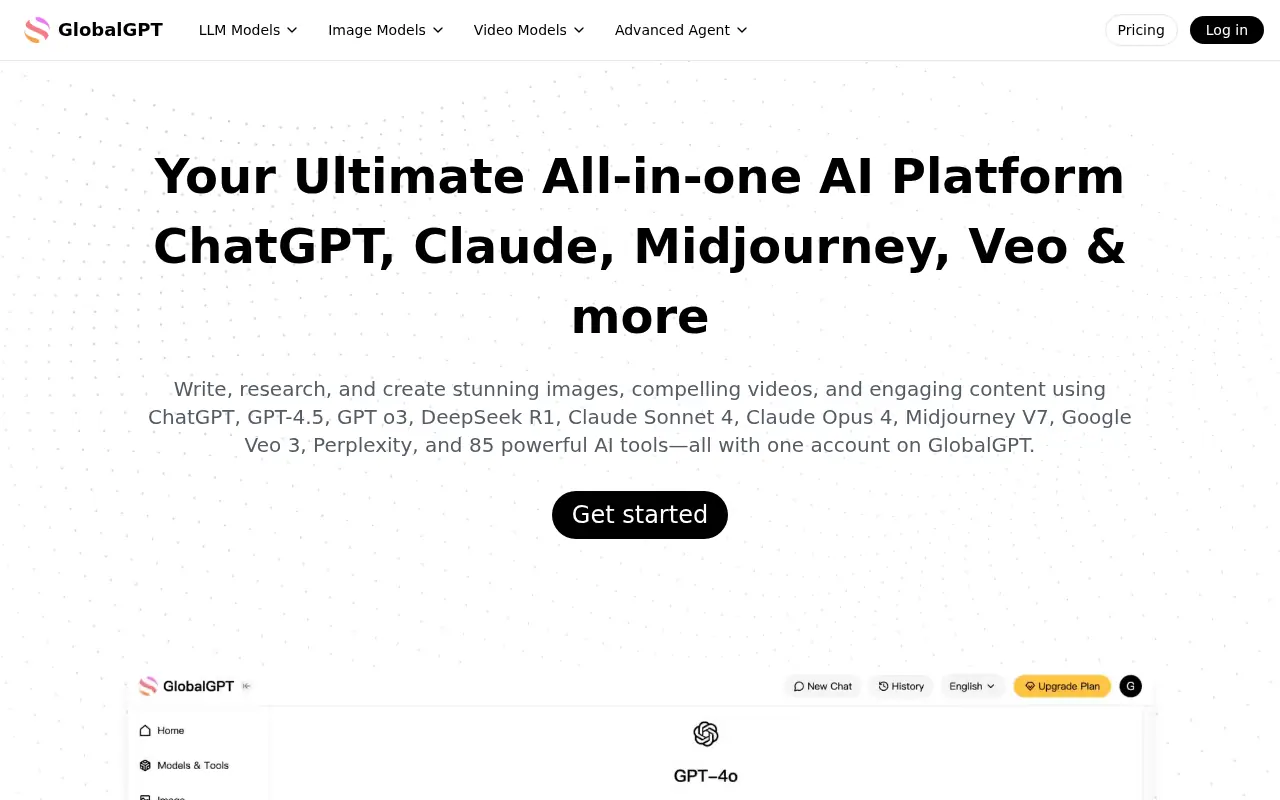 GlobalGPT screenshot