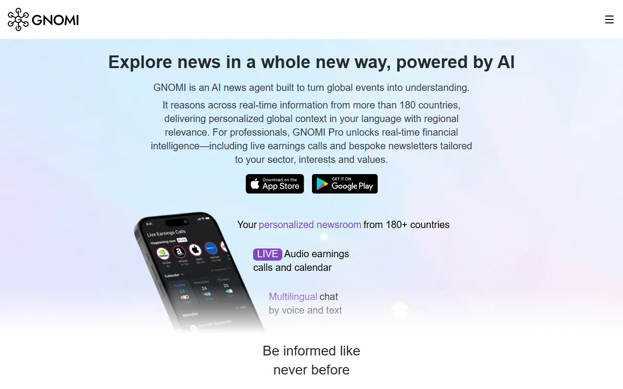 GNOMI screenshot