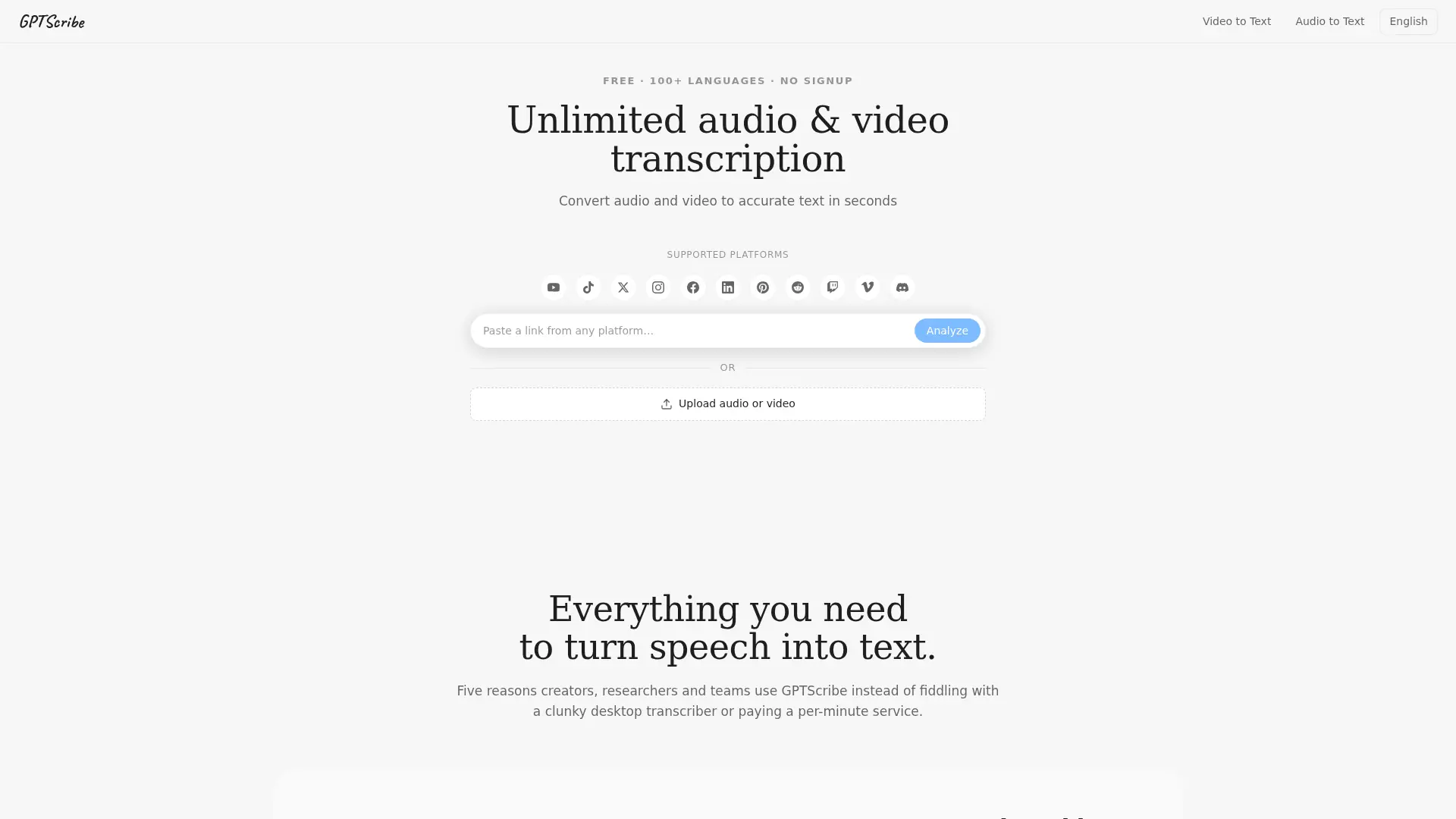 GPTScribe screenshot