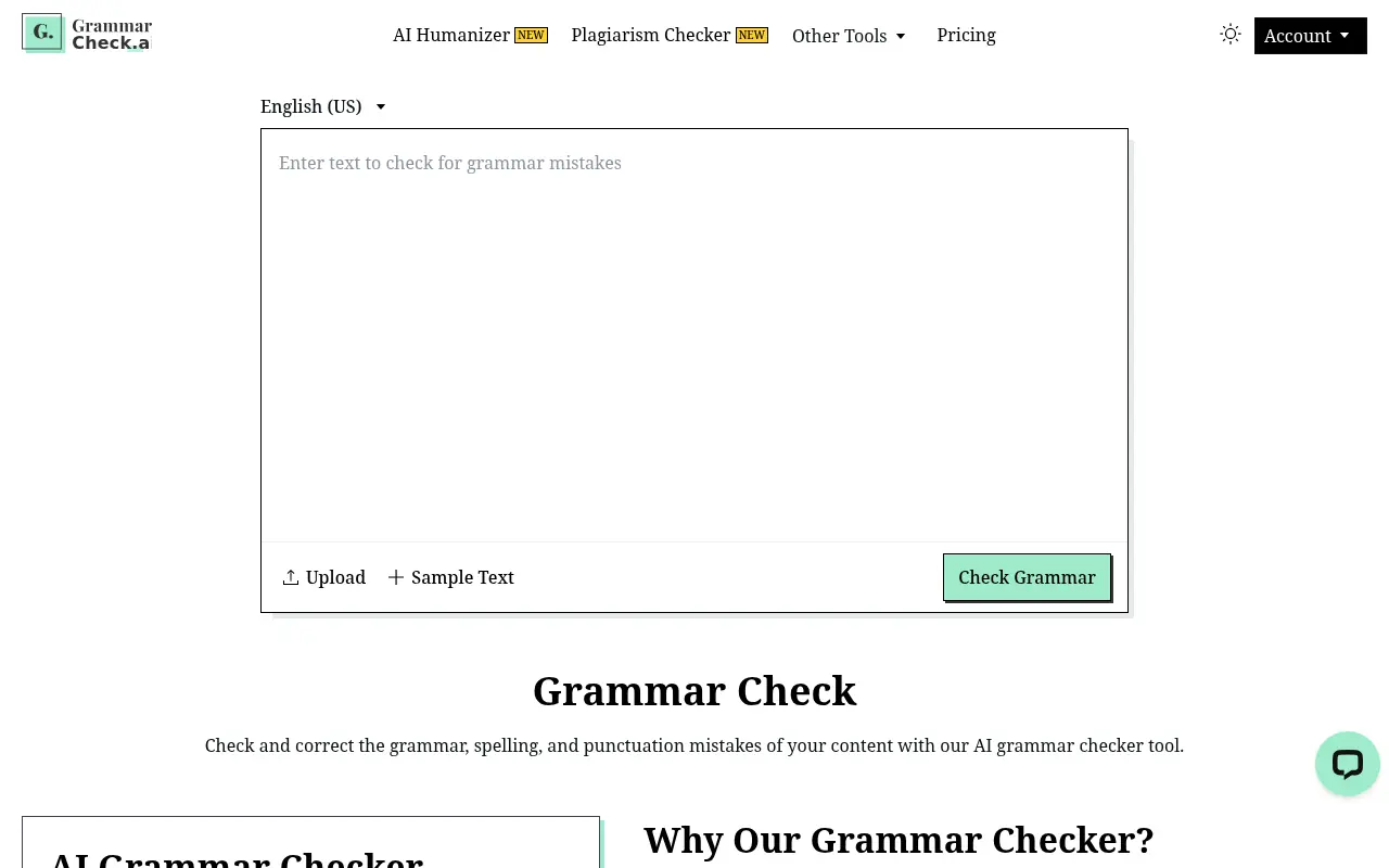 Grammar Check screenshot