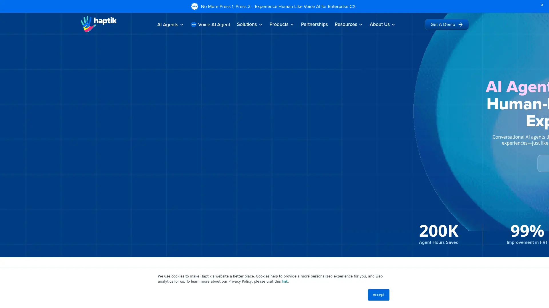 Haptik screenshot