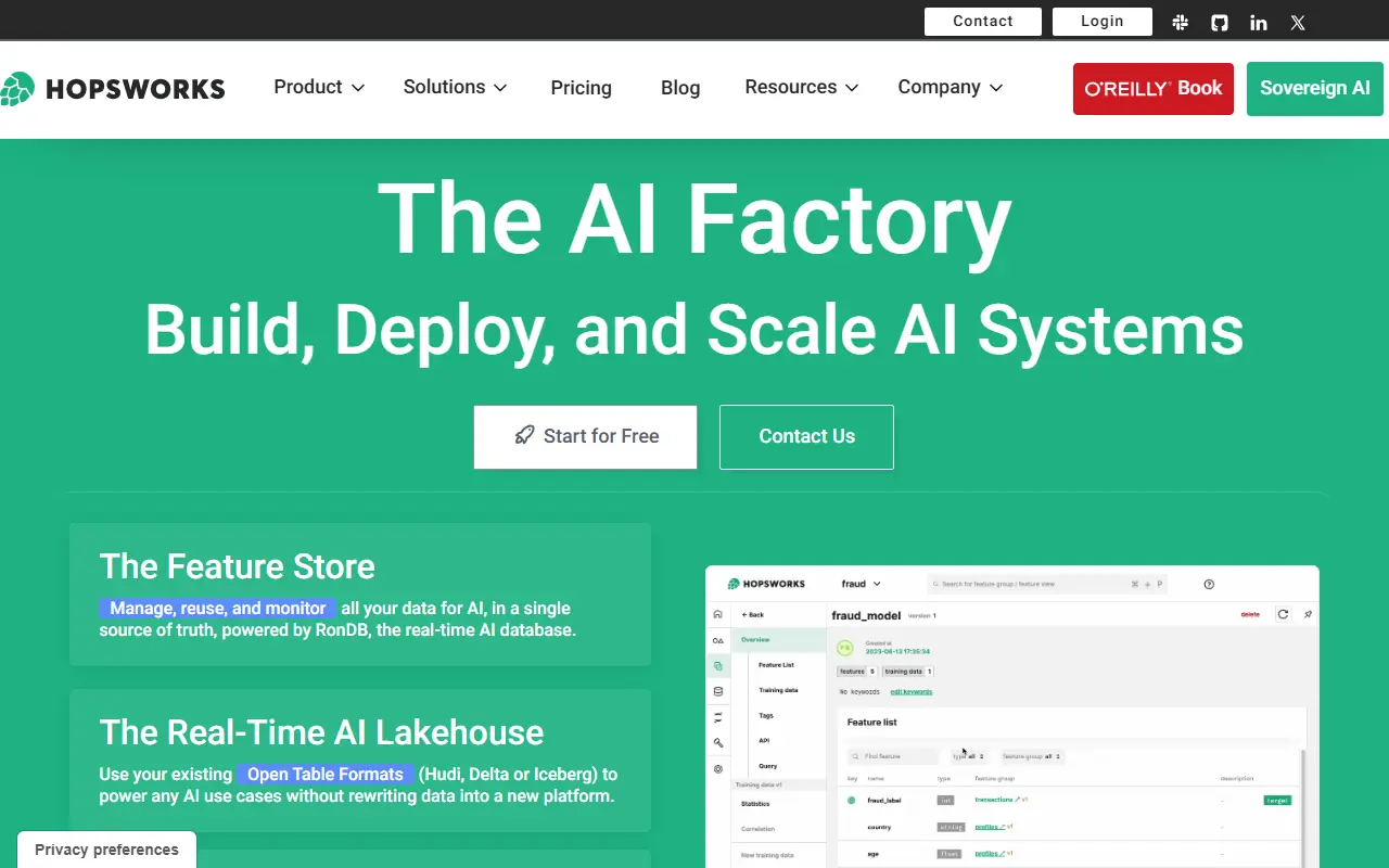 Hopsworks screenshot