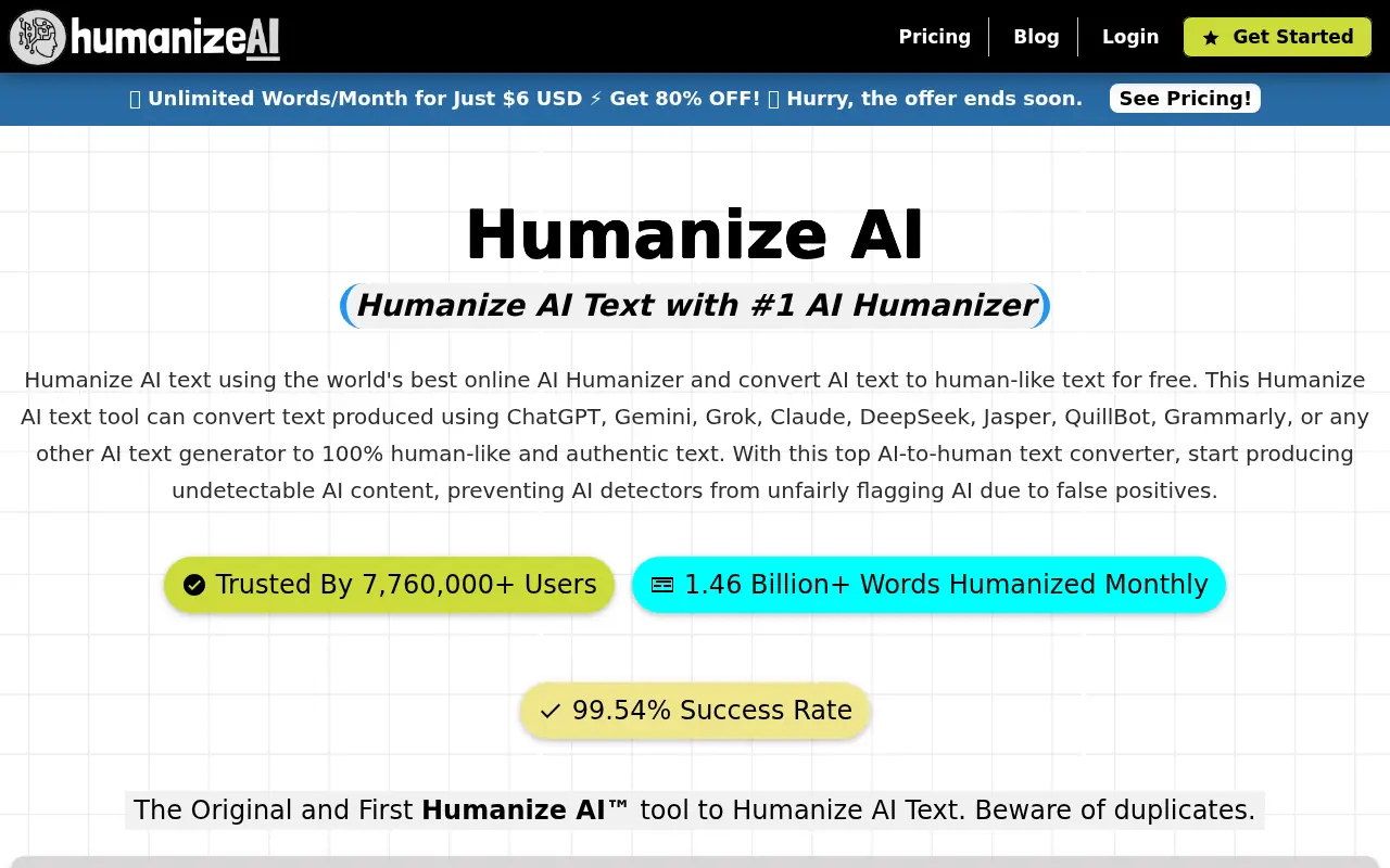 Humanize AI screenshot
