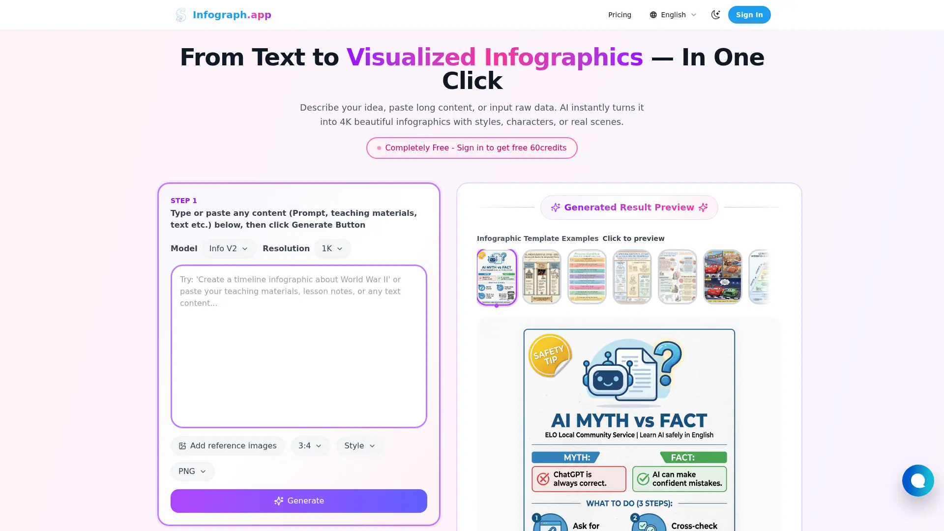 Infograph.app screenshot