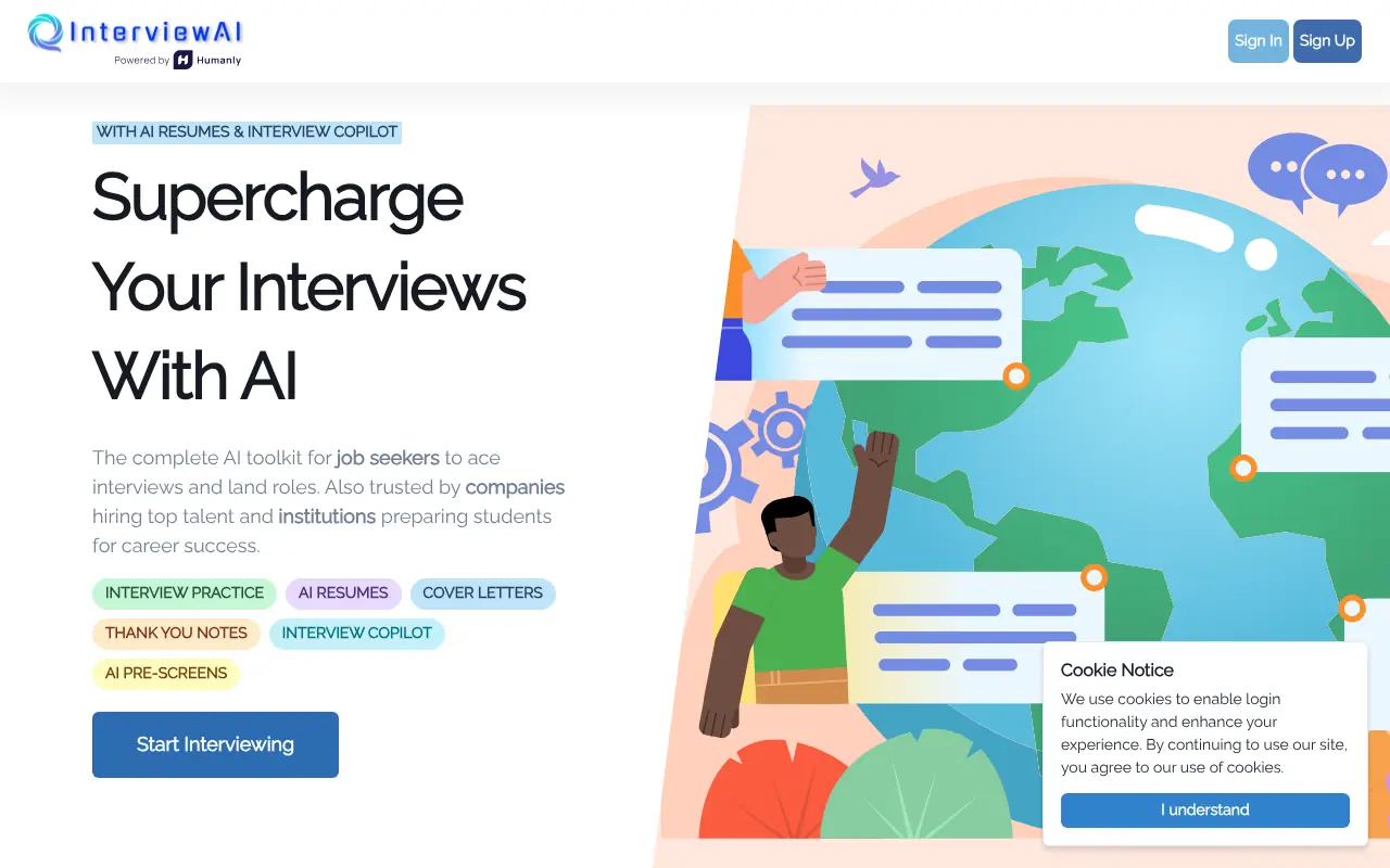 InterviewAI screenshot