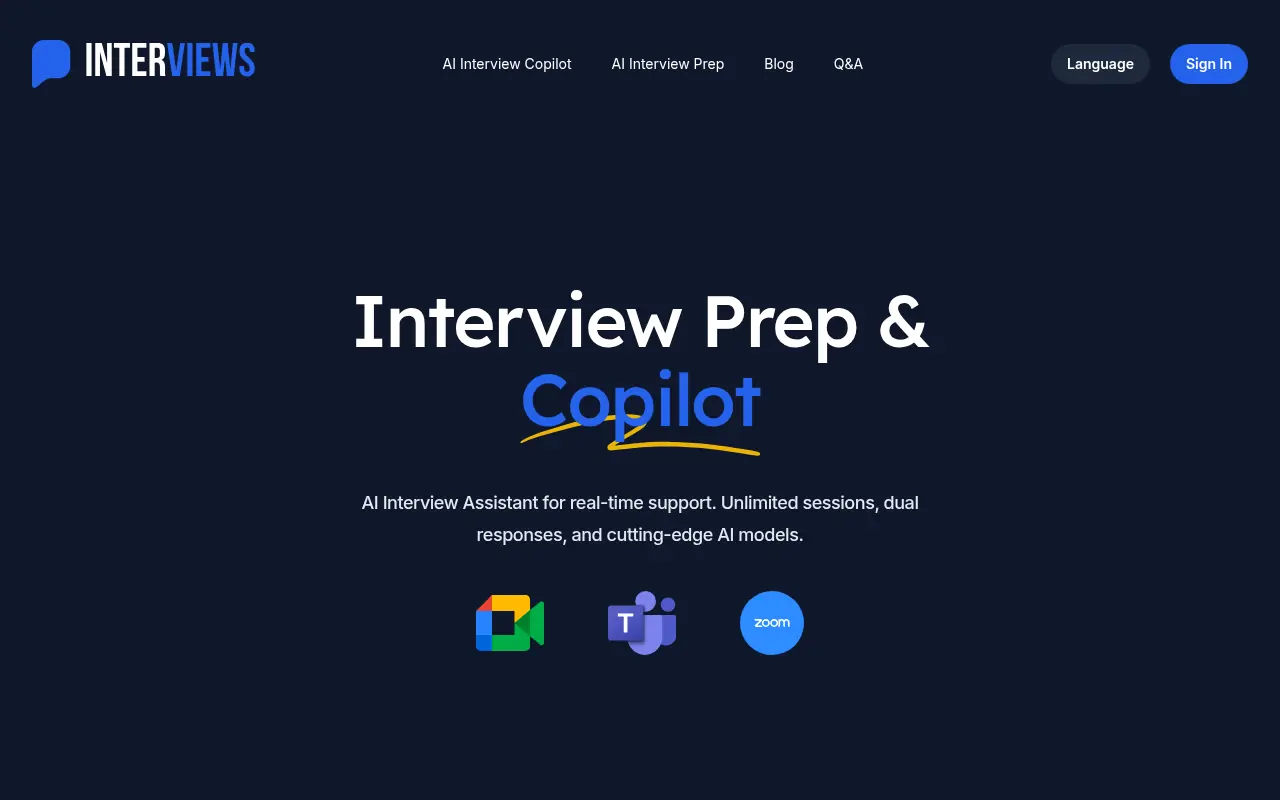 Interviews.chat screenshot