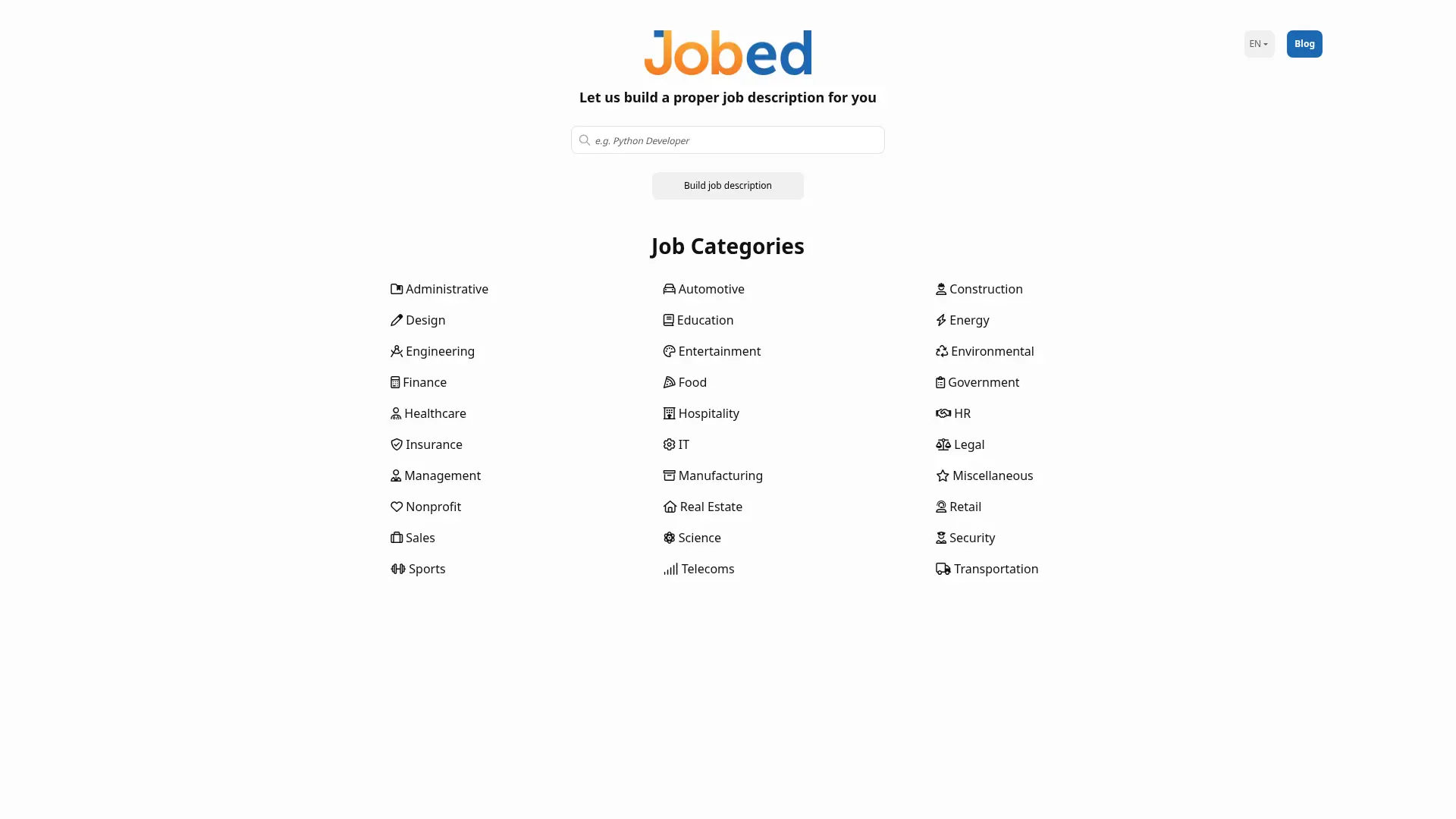 Jobed.ai screenshot