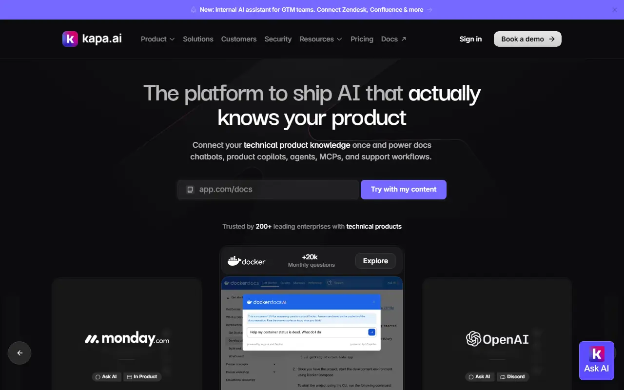 Kapa.ai screenshot