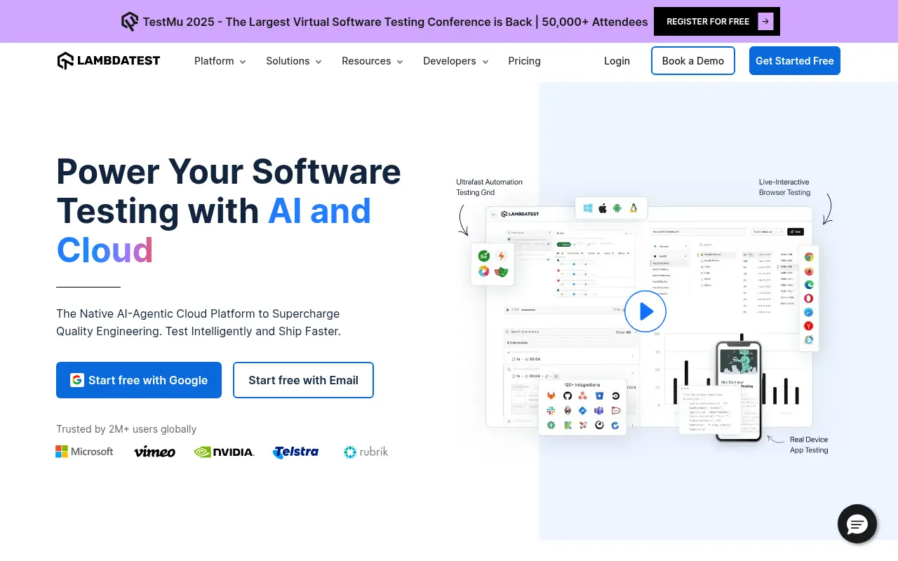 LambdaTest screenshot