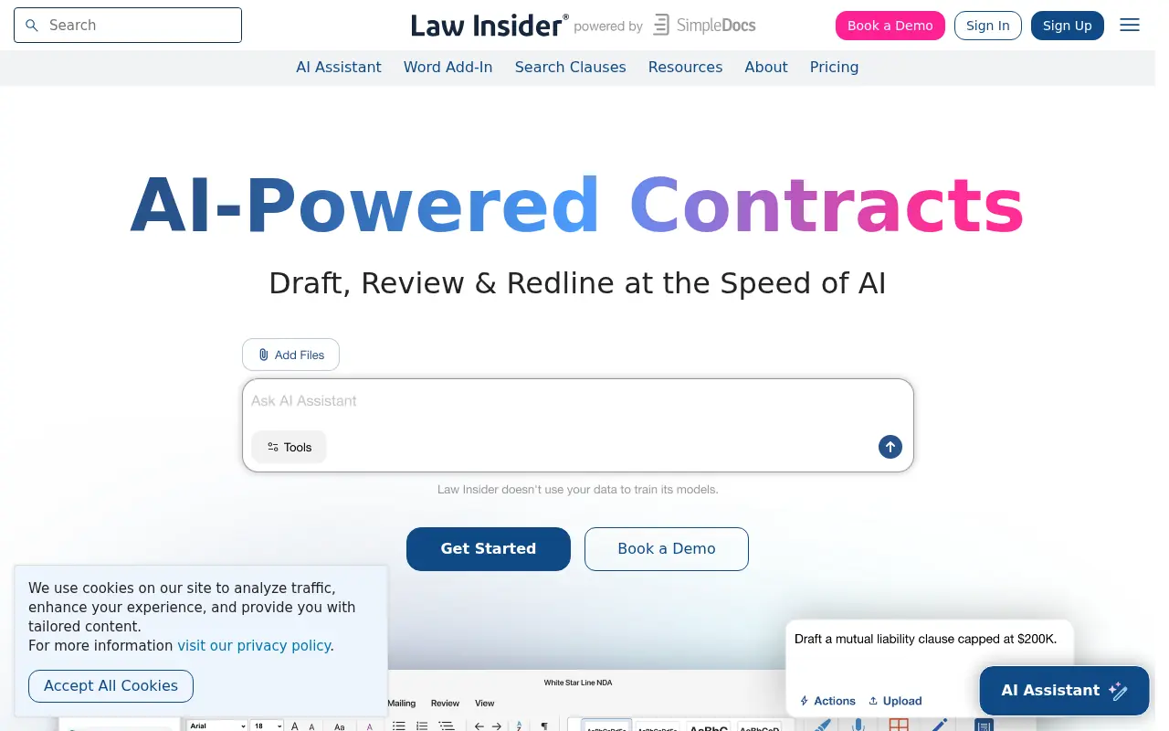 Law Insider screenshot