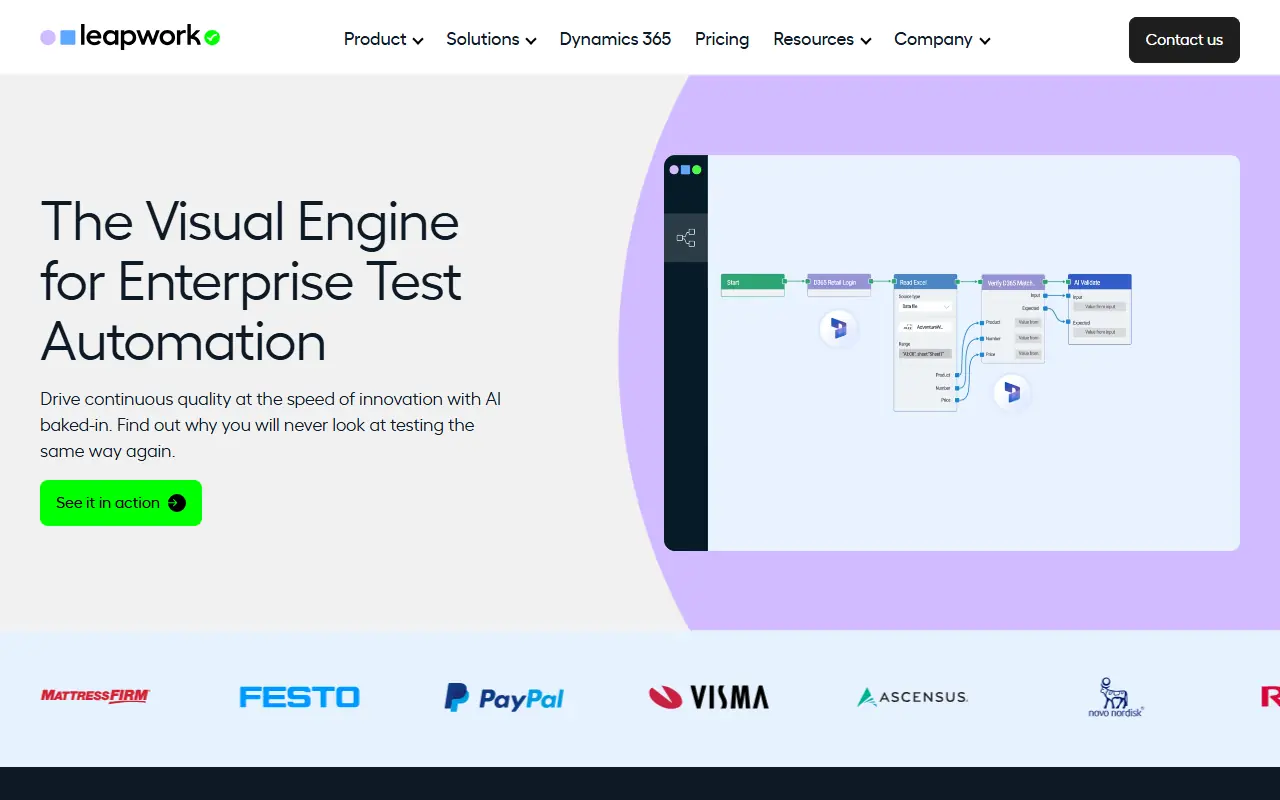 Leapwork screenshot