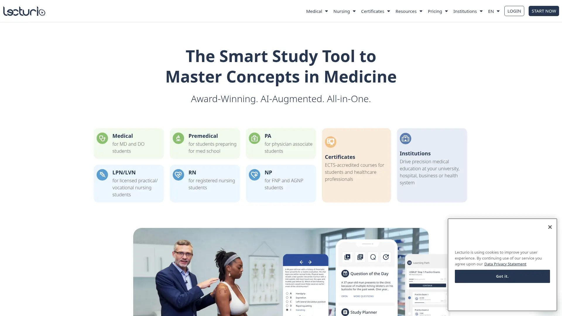 Lecturio screenshot