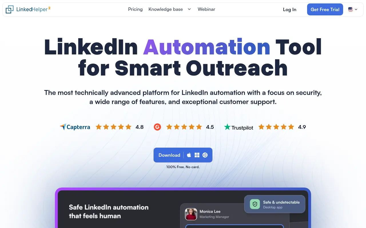 Linked Helper screenshot