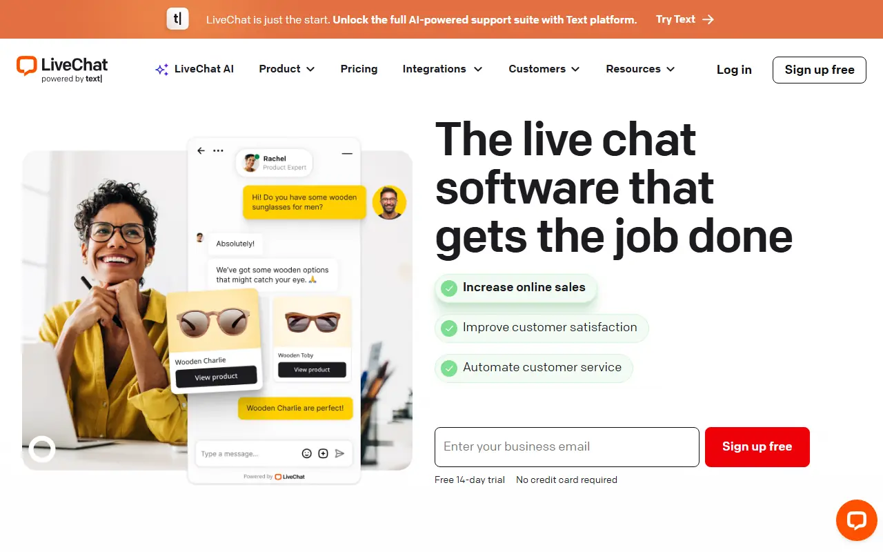 LiveChat screenshot