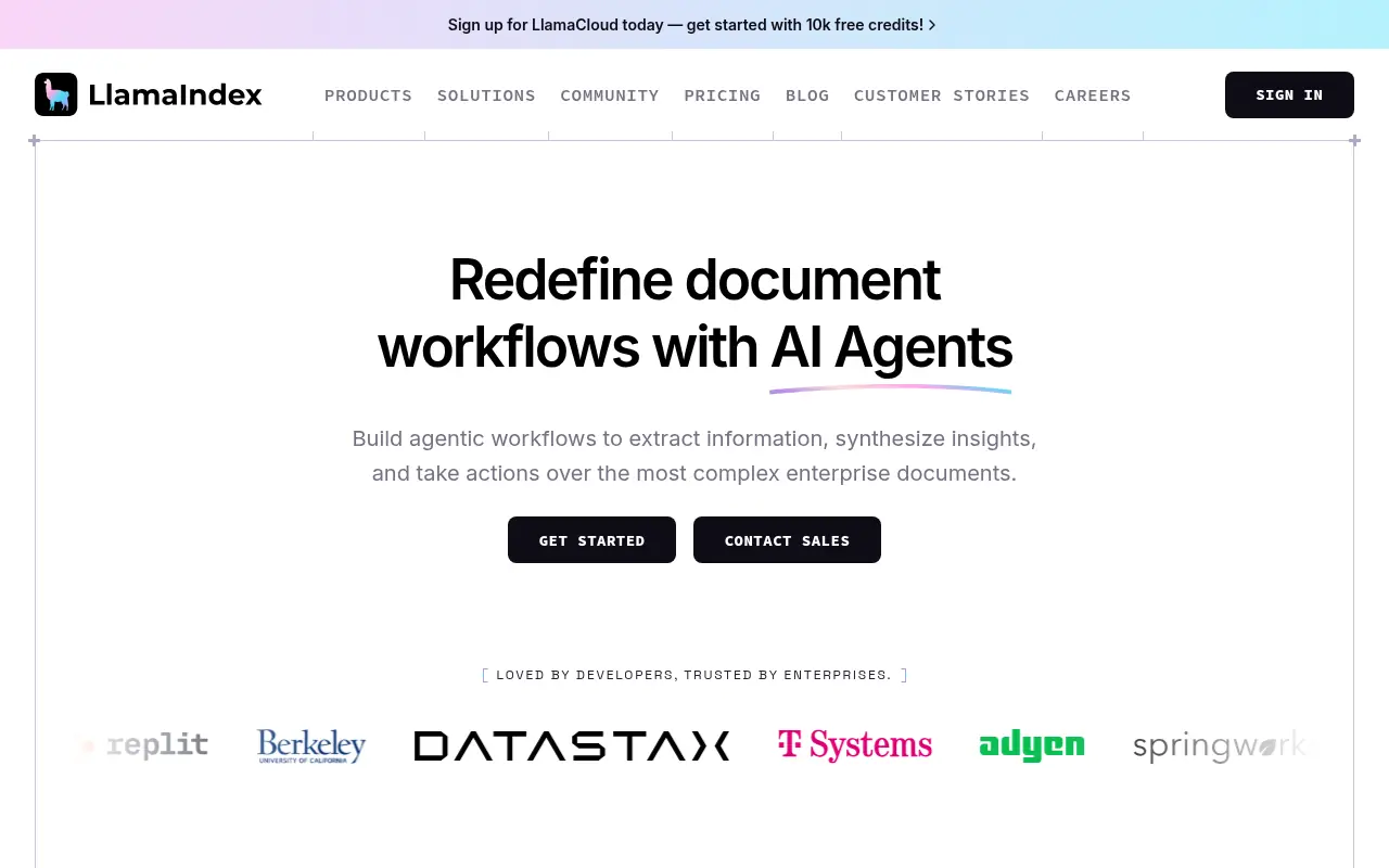 LlamaIndex screenshot