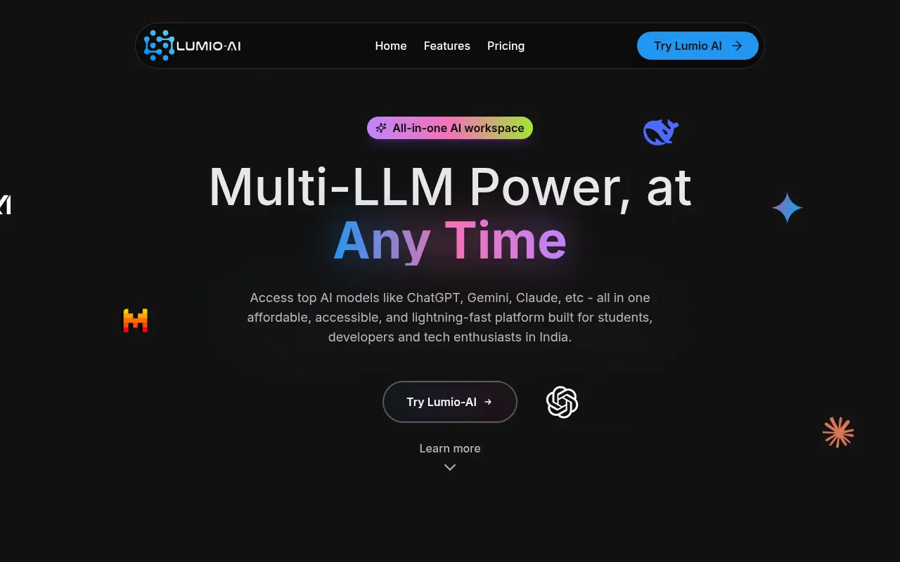 Lumio AI screenshot