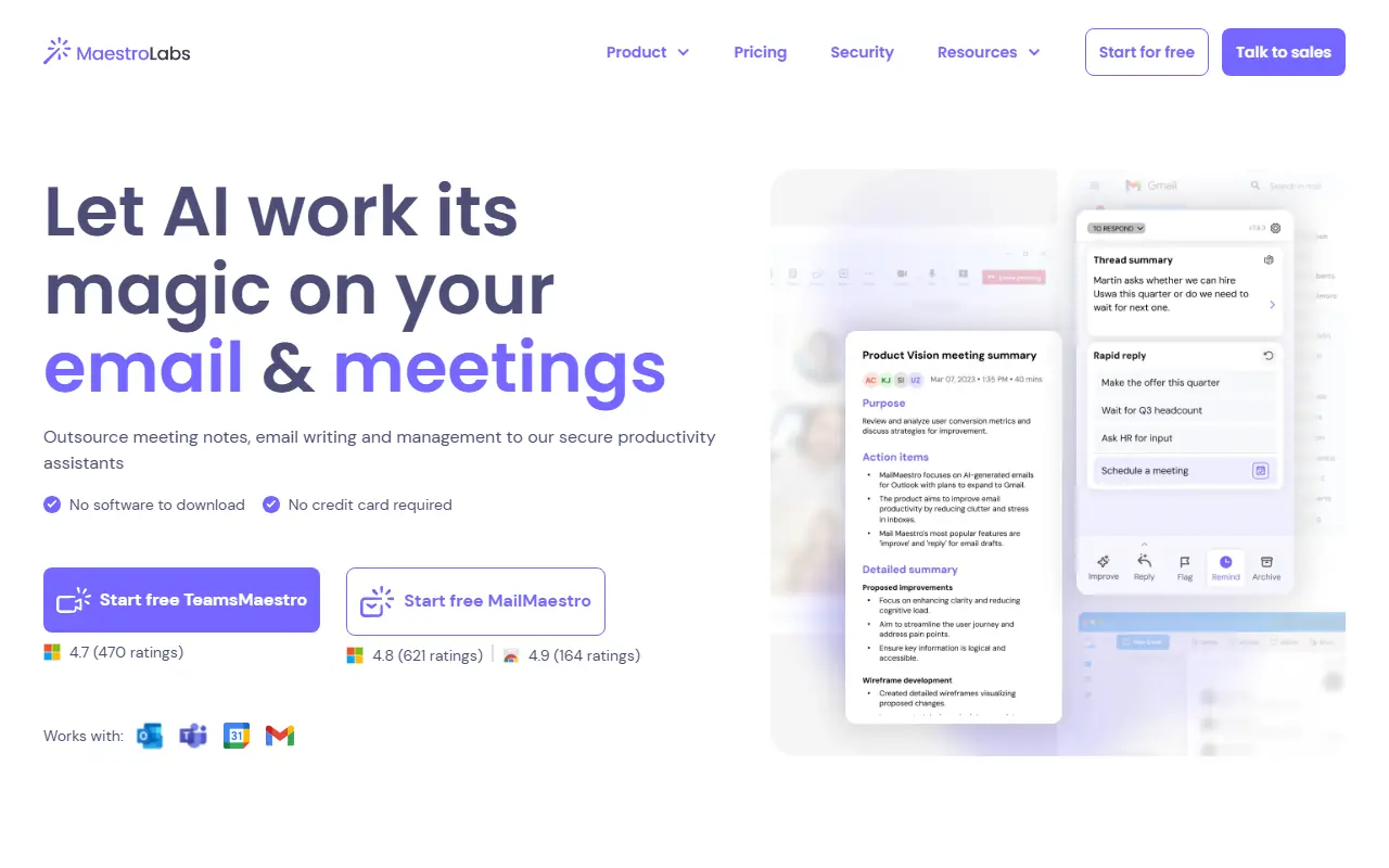 Maestro Labs screenshot