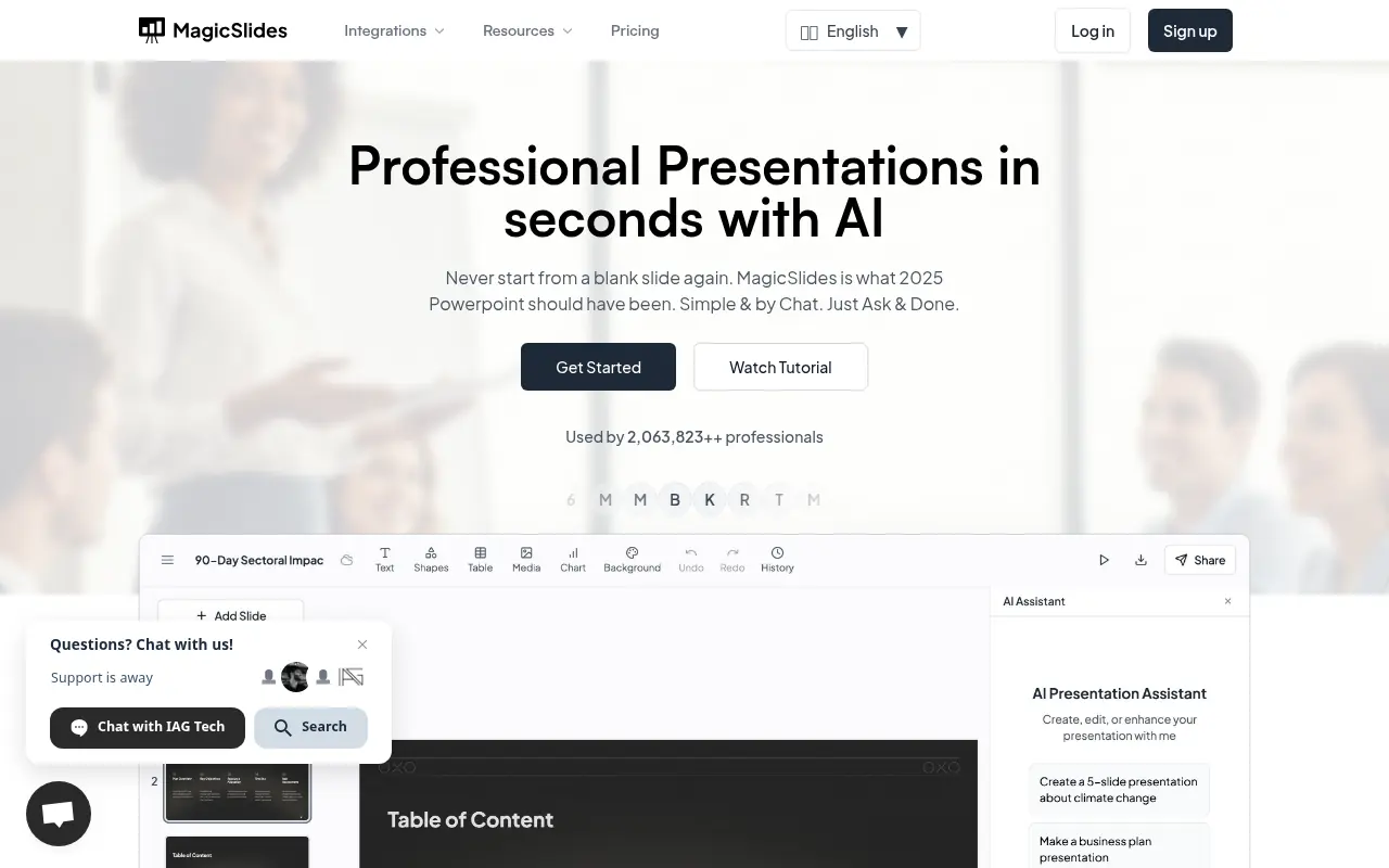 MagicSlides screenshot
