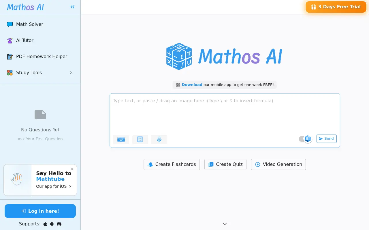 Mathos AI (MathGPTPro) screenshot