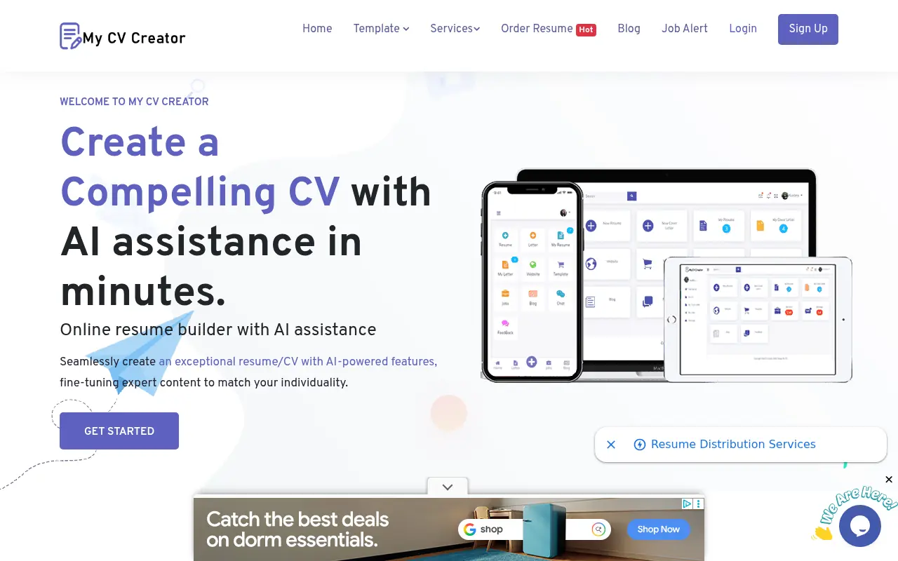 My CV Creator screenshot
